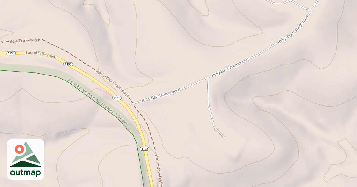 Map of HOLLY BAY