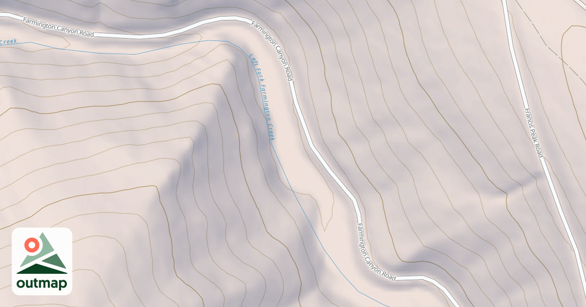 Map of FARMINGTON CANYON ATV