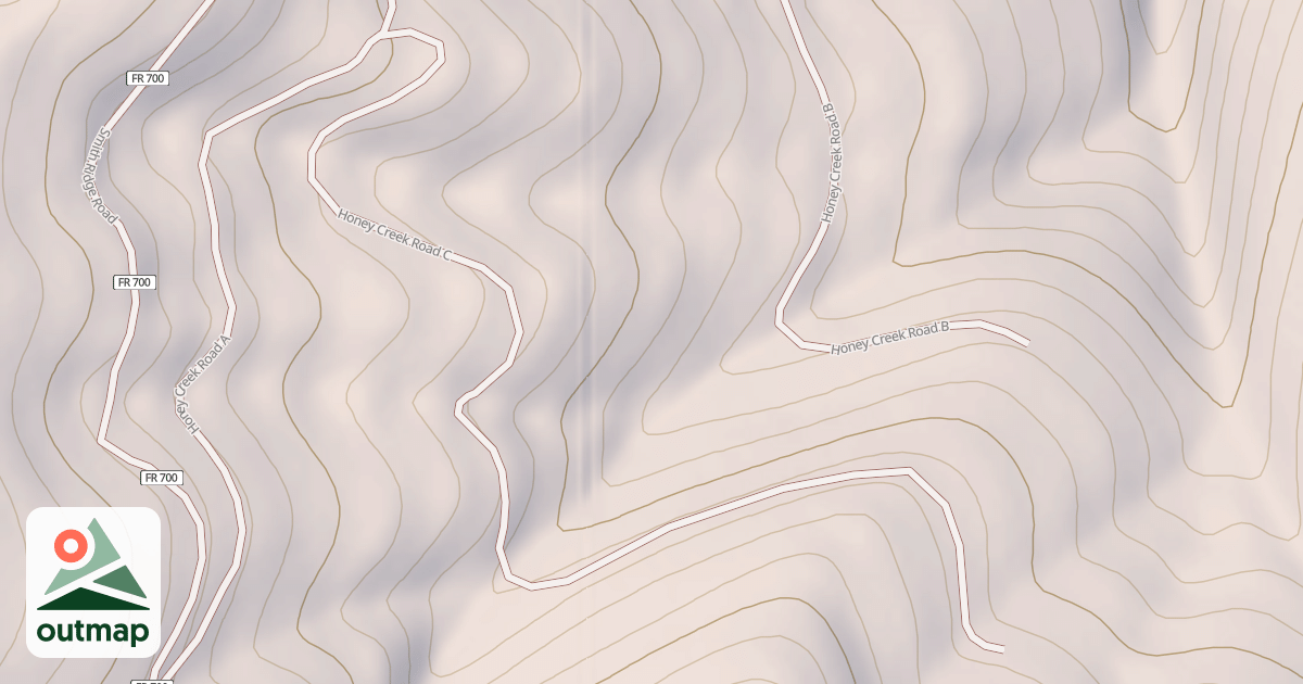 Map of HONEY CREEK C