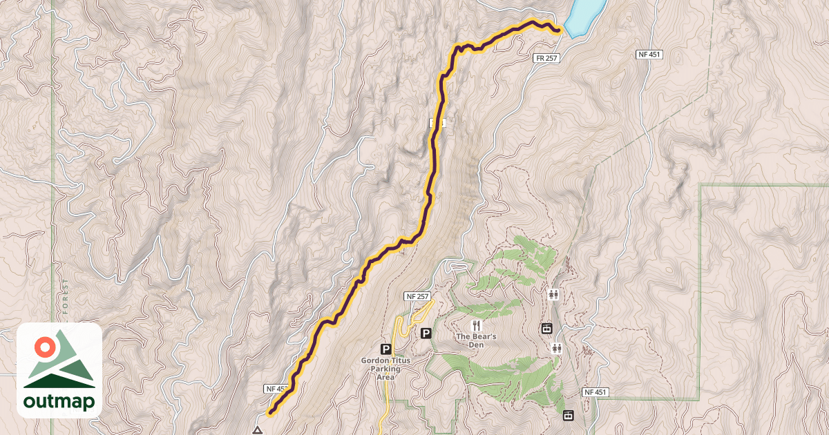 Map of Goose Creek Trail