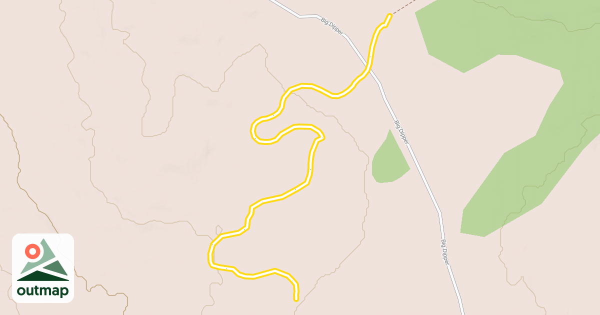 Map of Big Dipper Flats