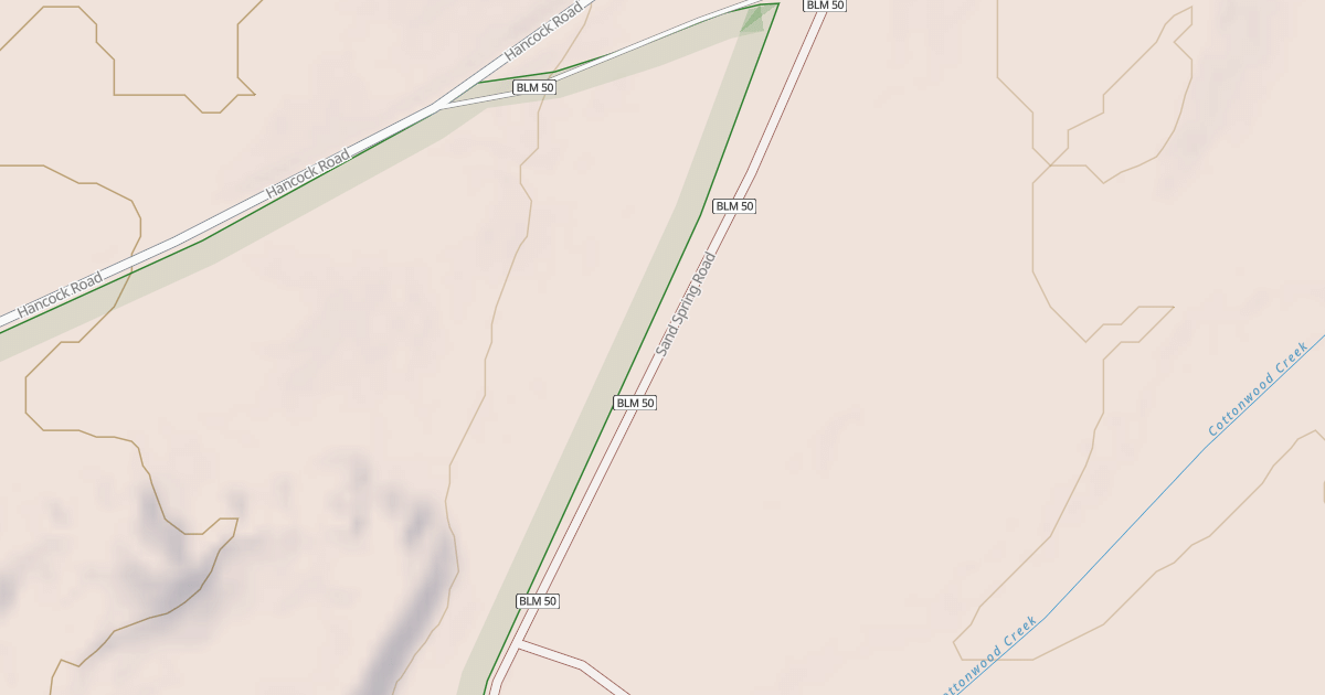 Map preview of BLM National GTLF Public Motorized Roads 17ae7db7-b62c-4d4a-8ba9-02dbf4ea28f5