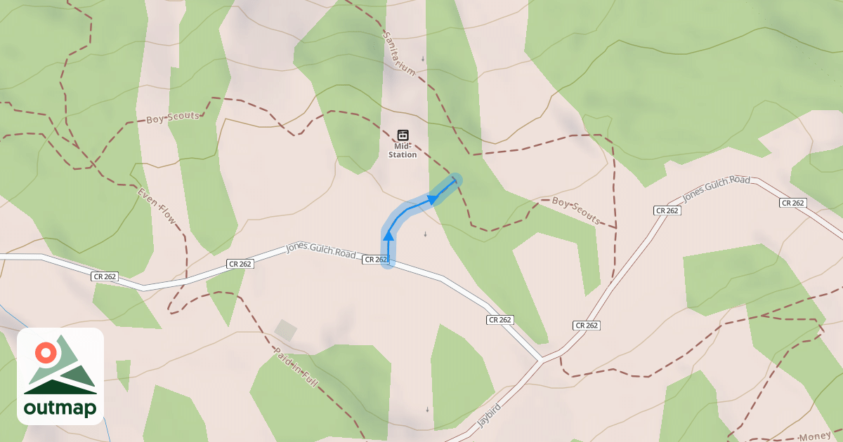 Map of Boy Scouts