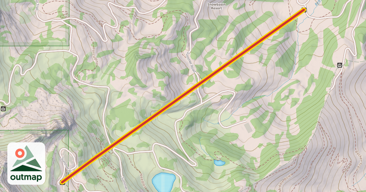 Map of Middle Bowl Express