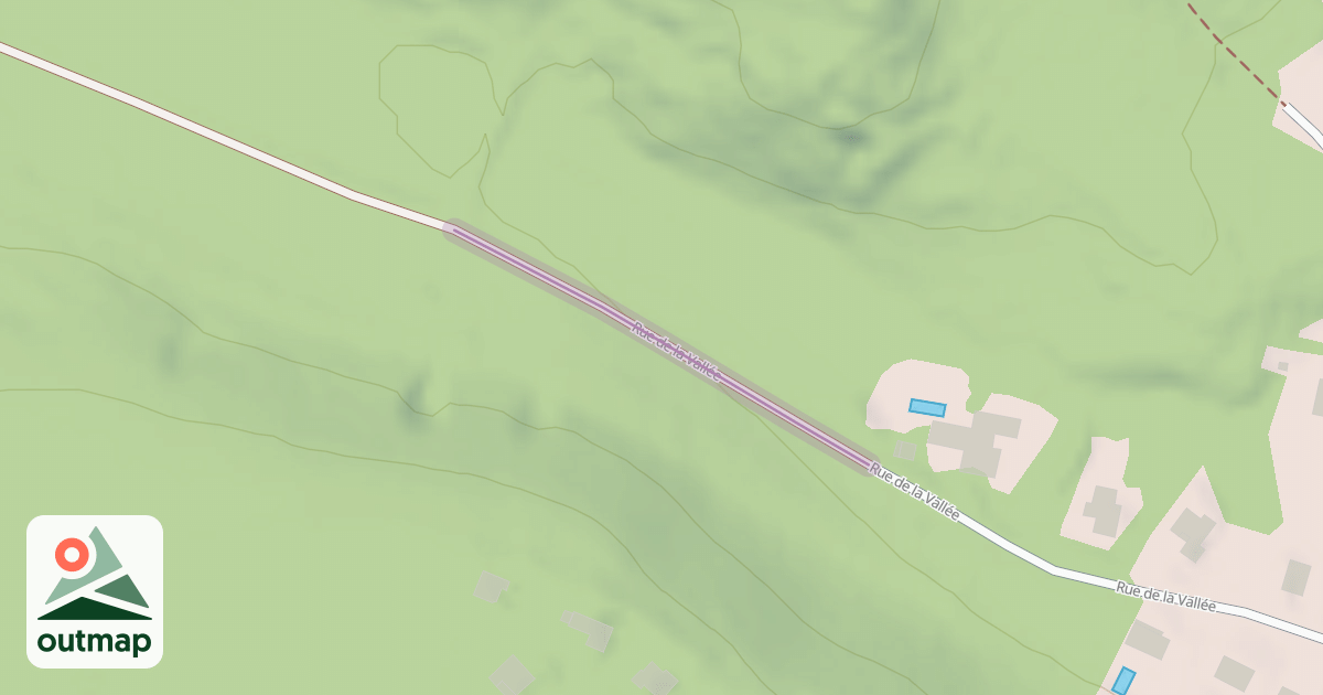 Map of Rue de la Vallée