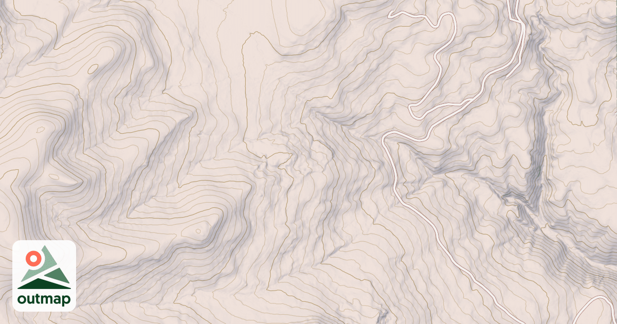 Map of UPPER CALAMITY