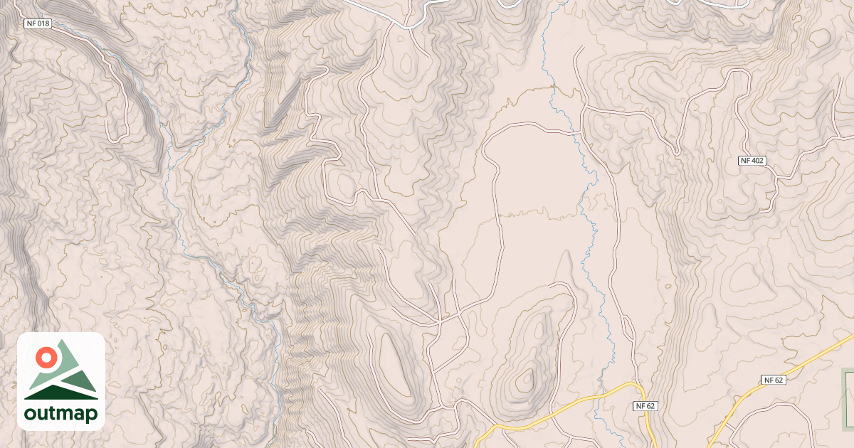 Map of USFS National Forest System Roads {C1759524-0443-4511-A788-D050A15A0555}