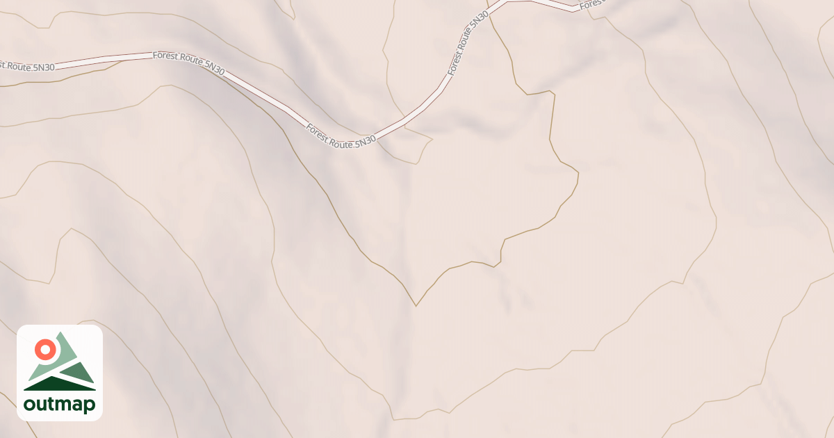 Map of USFS Motor Vehicle Use Map Trails 244135010602