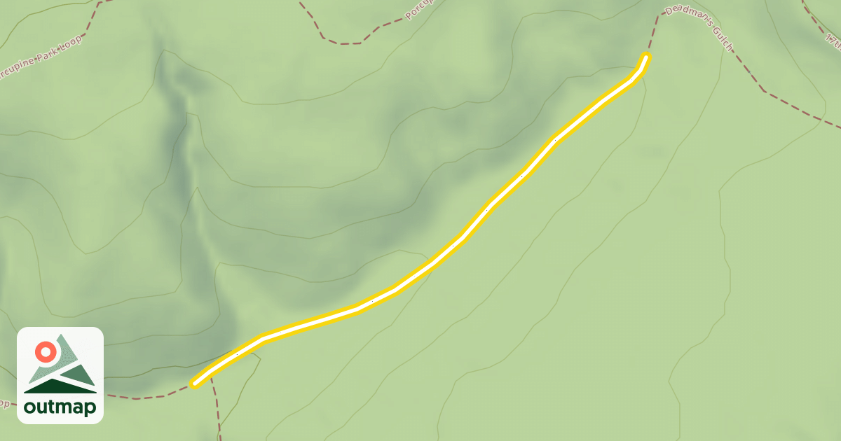 Map of Deadman's Gulch