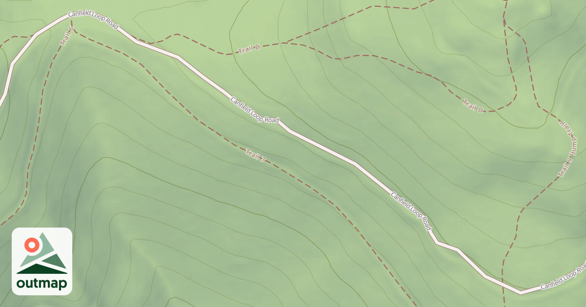 Map of South Canfield Ohv