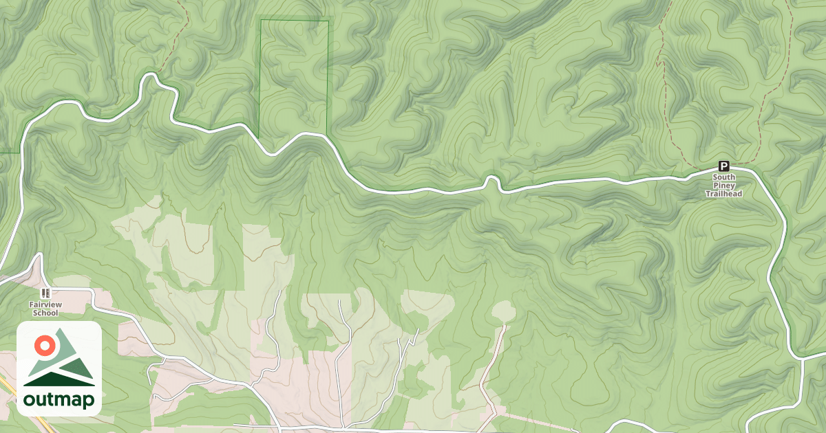 Map of PINEY RIDGE