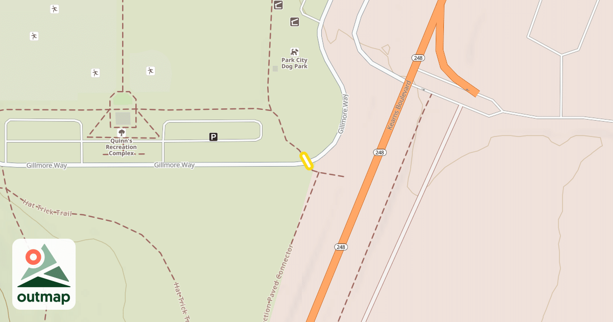 Map of Quinns Junction Paved Connector