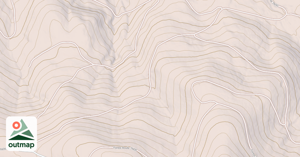 Map of USFS Motor Vehicle Use Map Roads {068EBC94-4FAC-4F95-AE0D-3CB0563E7E97}
