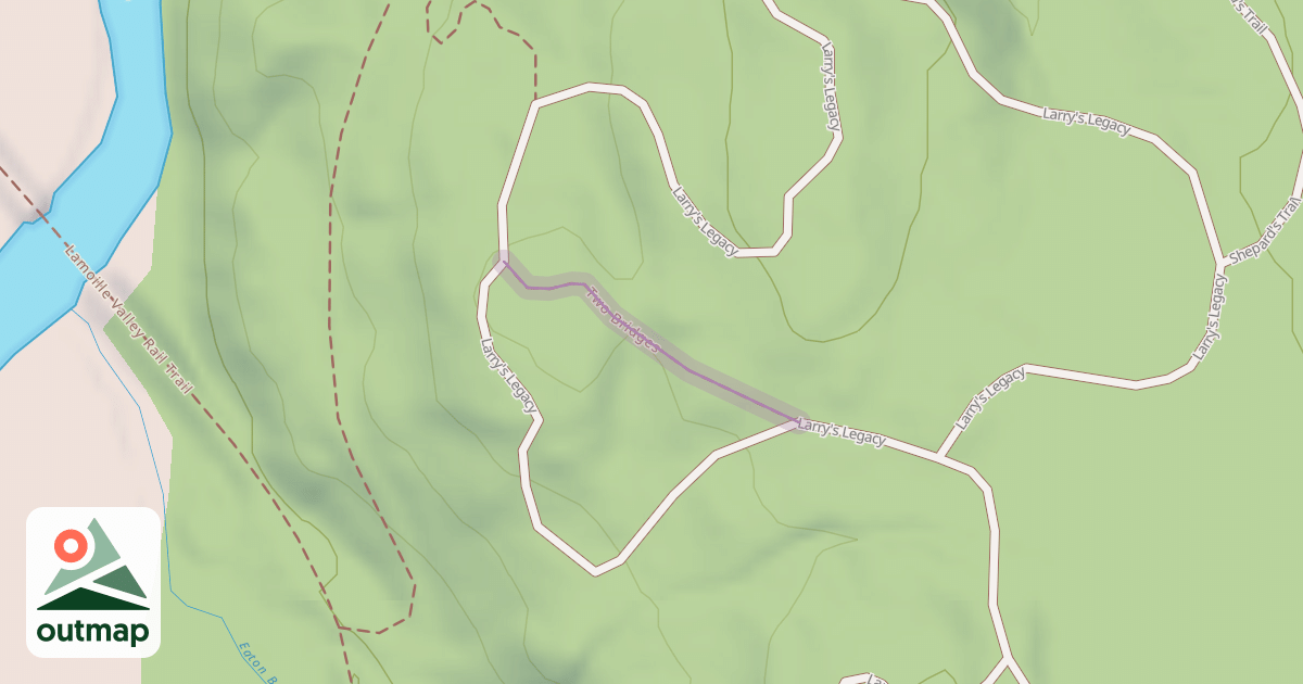 Map of Two Bridges