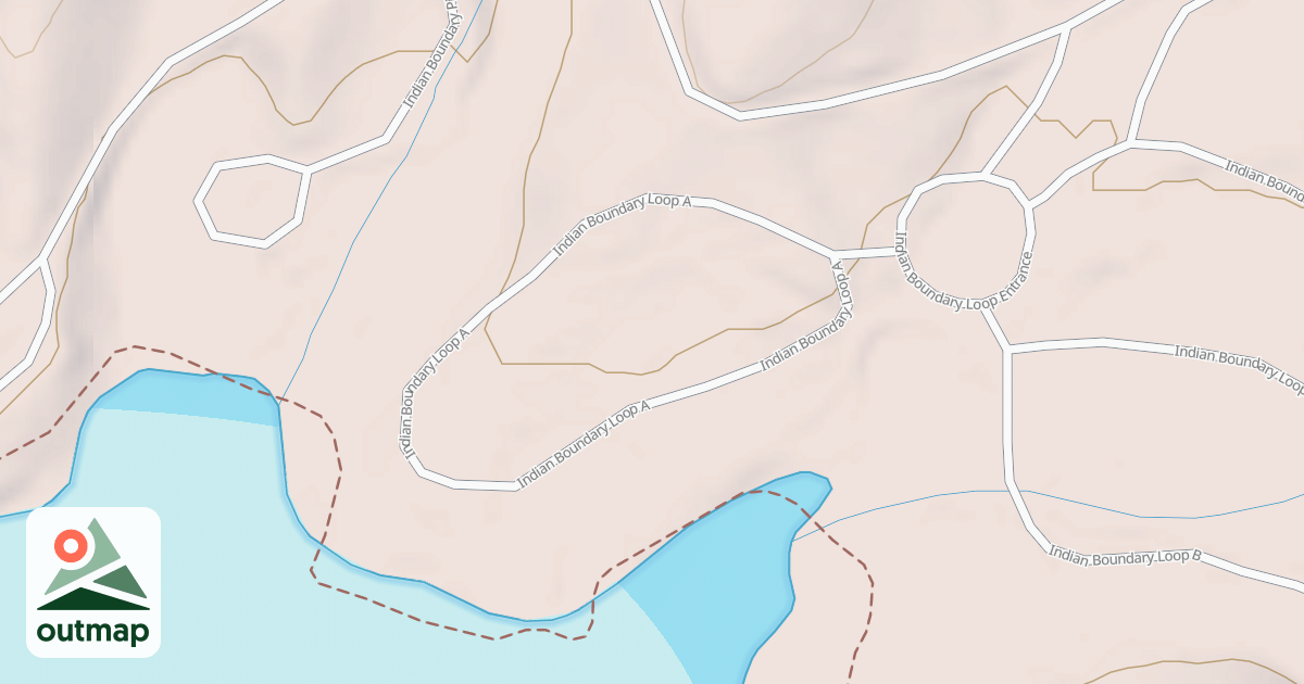 Map of INDIAN BOUNDARY LOOP A