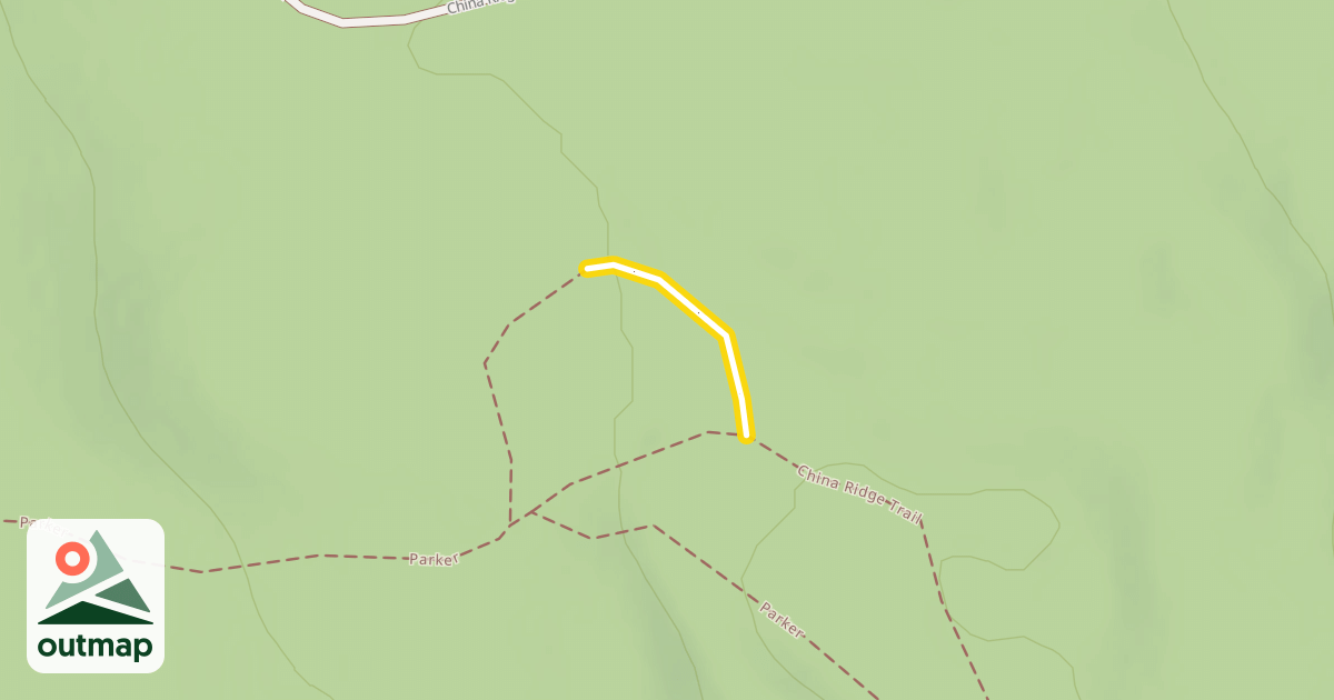 Map of China Ridge Trail