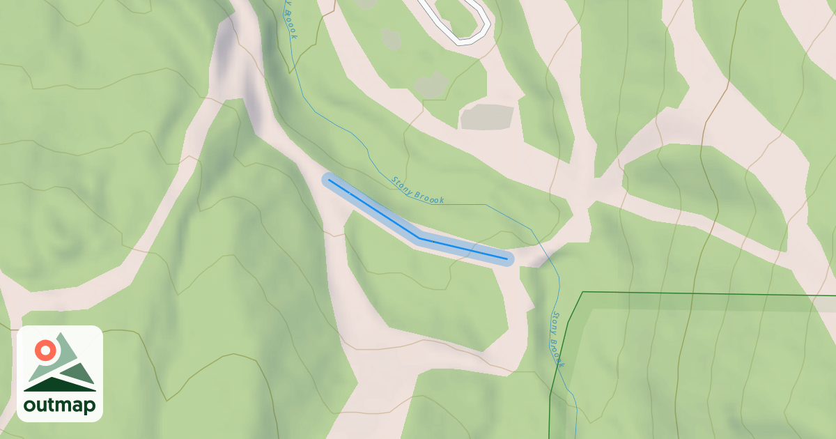 Map of Bear Notch Pass