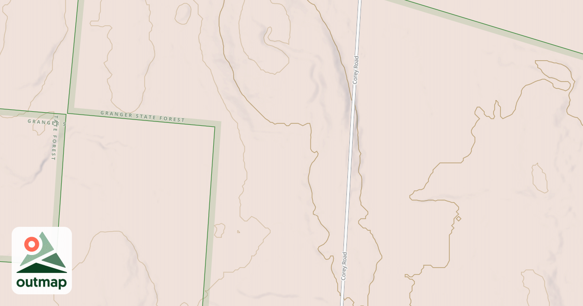Map of Cory Rd Trail