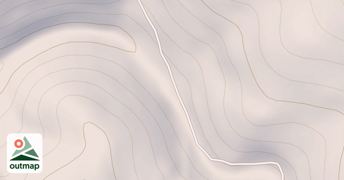 Map of Dry Fork