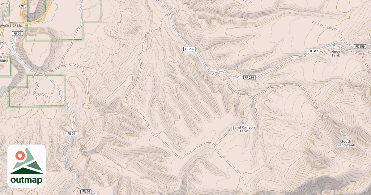 Map of 4033 S
