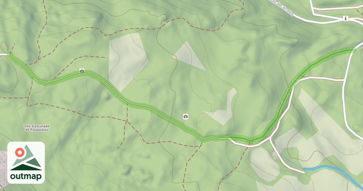 Map of Chemin des Arcelles
