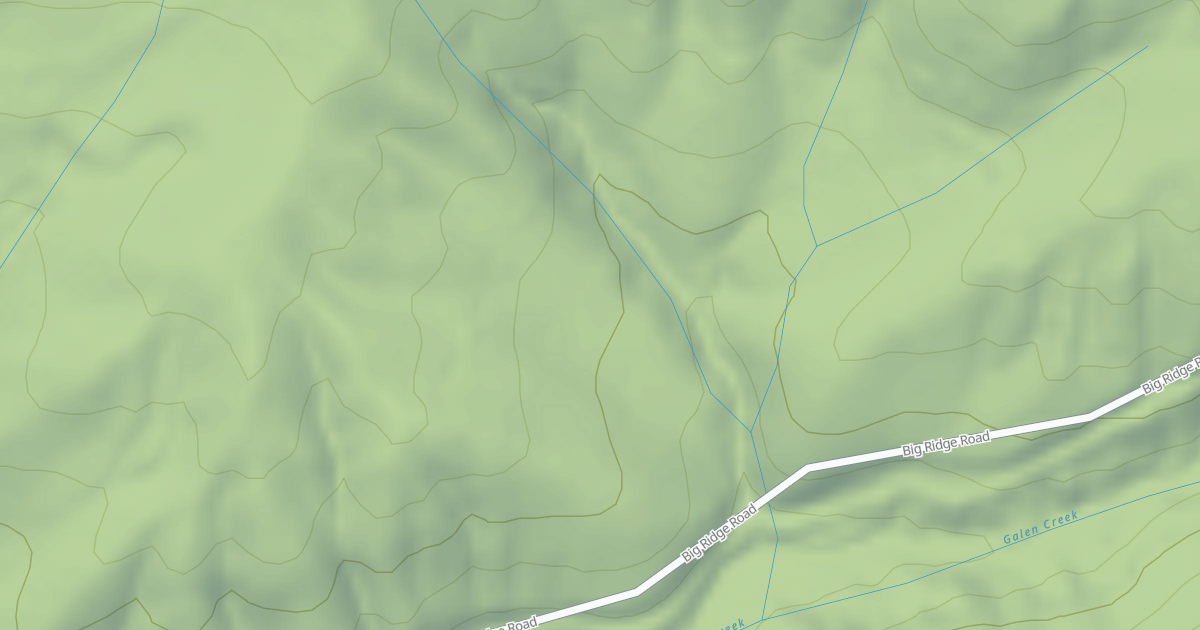 Map preview of GALEN CREEK SPUR A