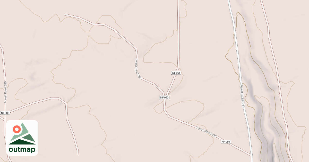 Map of USFS Motor Vehicle Use Map Trails 16981