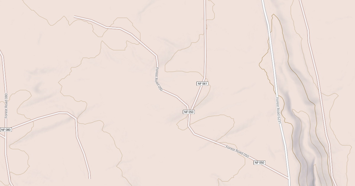 Map preview of USFS Motor Vehicle Use Map Trails 16981