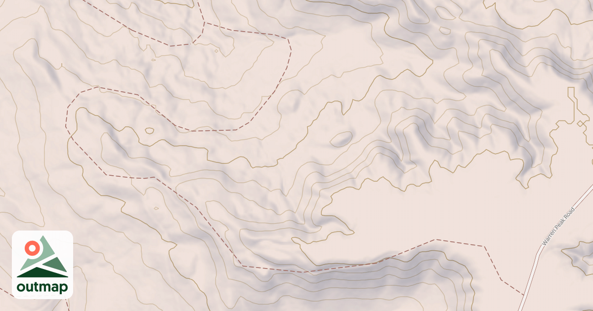 Map of USFS Motor Vehicle Use Map Trails 8613