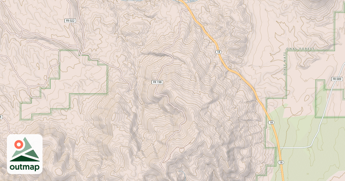 Map of BIG MOUNTAIN
