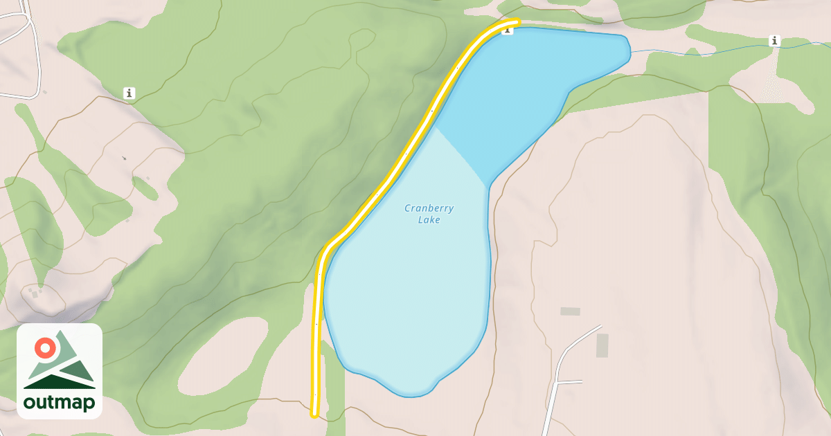 Map of Whispering Pines Trail