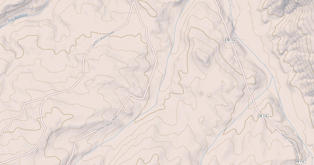 Map preview of CECILLA CANYON