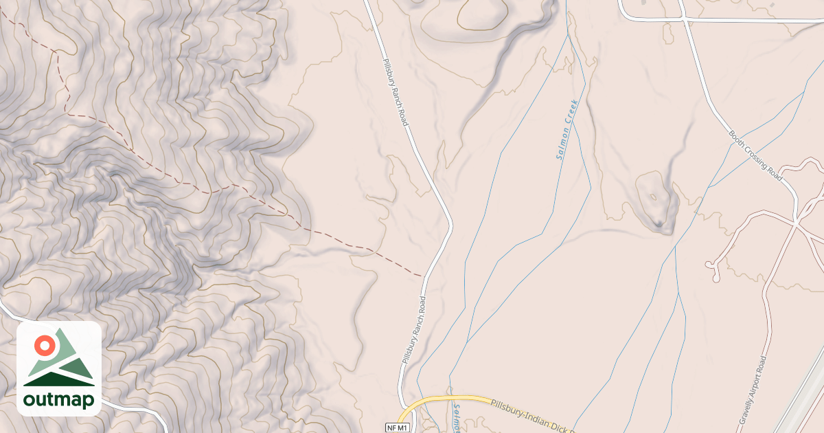 Map of PILLSBURY RANCH