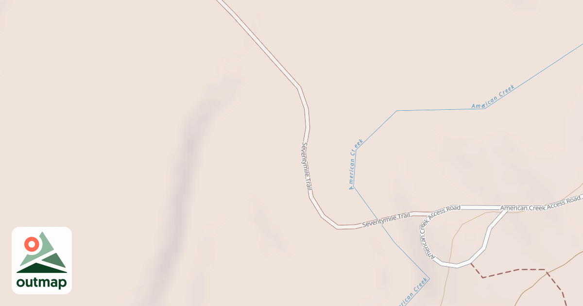 Map of Seventymile Trail