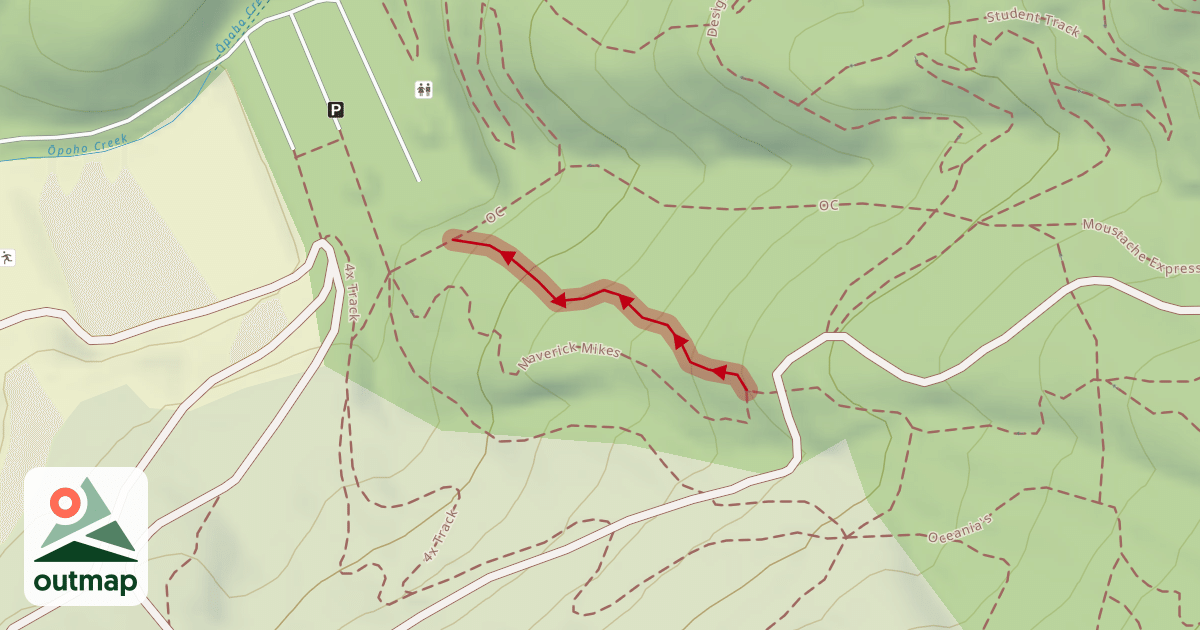 Map of Tims Track