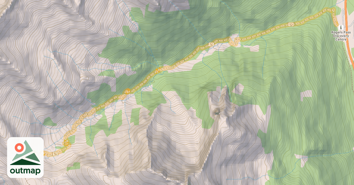 Map of Balu Pass Trail