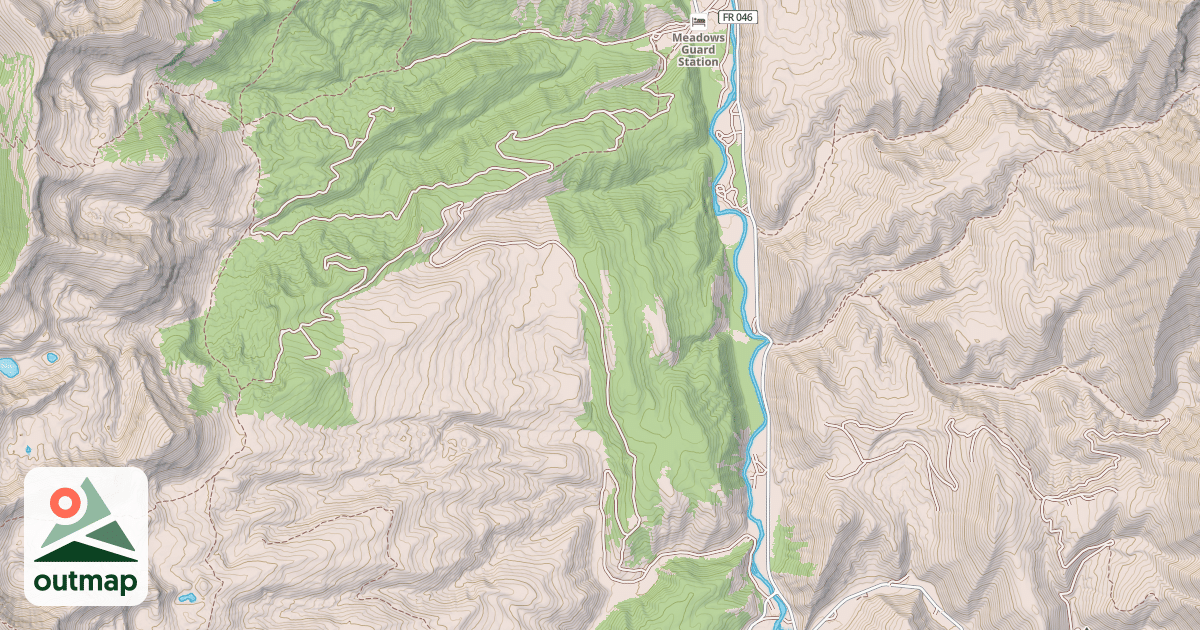 Map of LOWER CABIN CR ATV