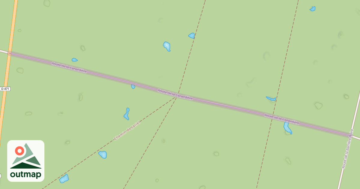 Map of Route de la Canardière