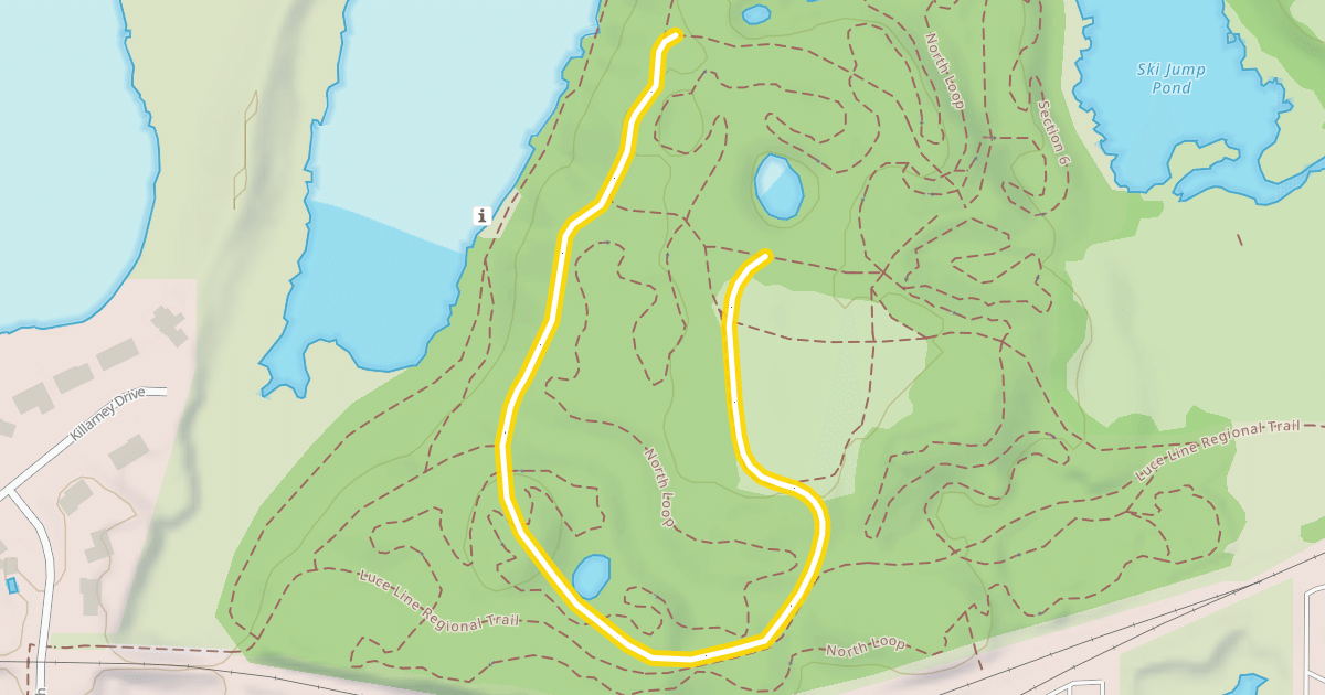 Map preview of Twin Lake Trail
