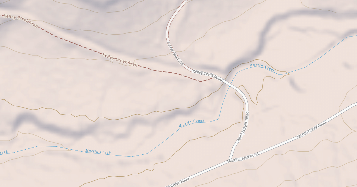 Map preview of KELLEY CREEK