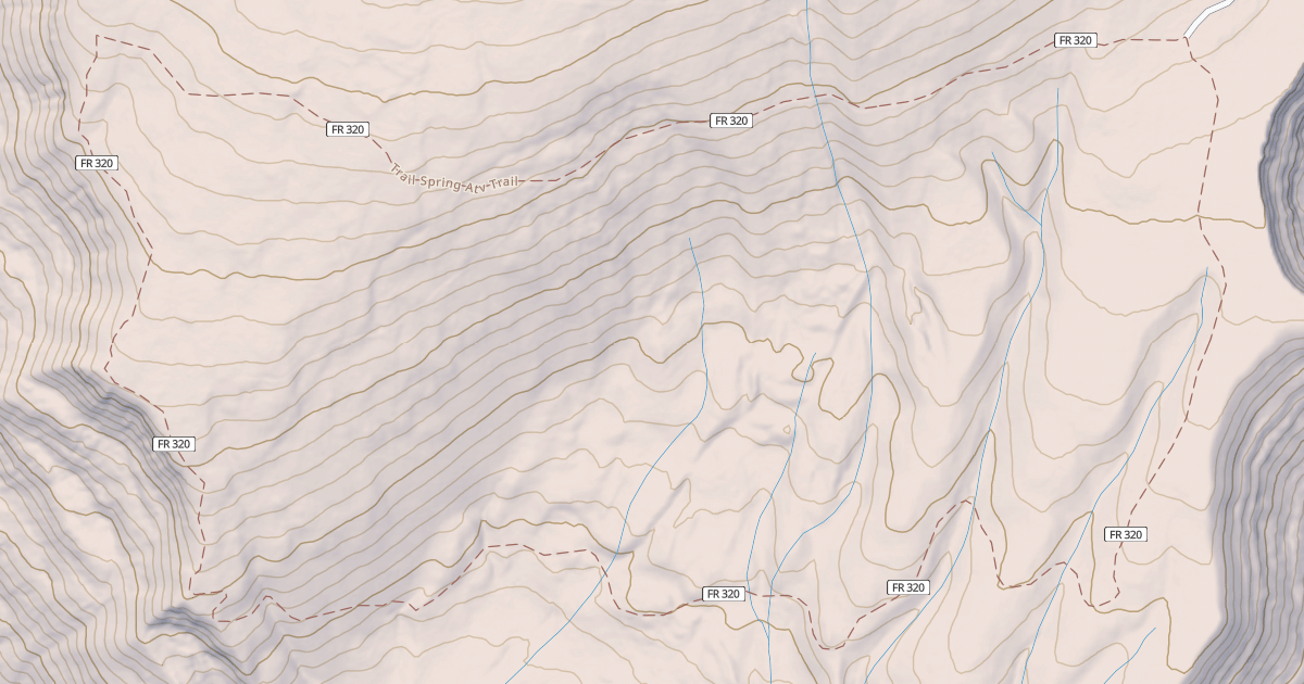 Map preview of TRAIL SPRING ATV