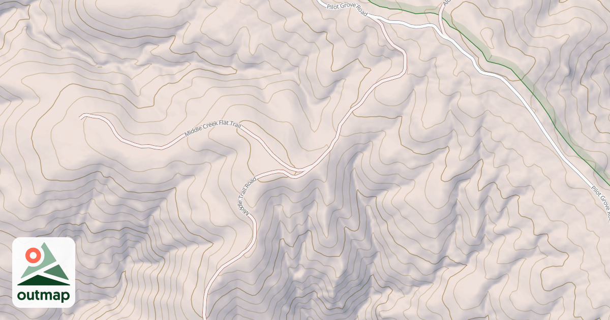 Map of MIDDLE TRAIL