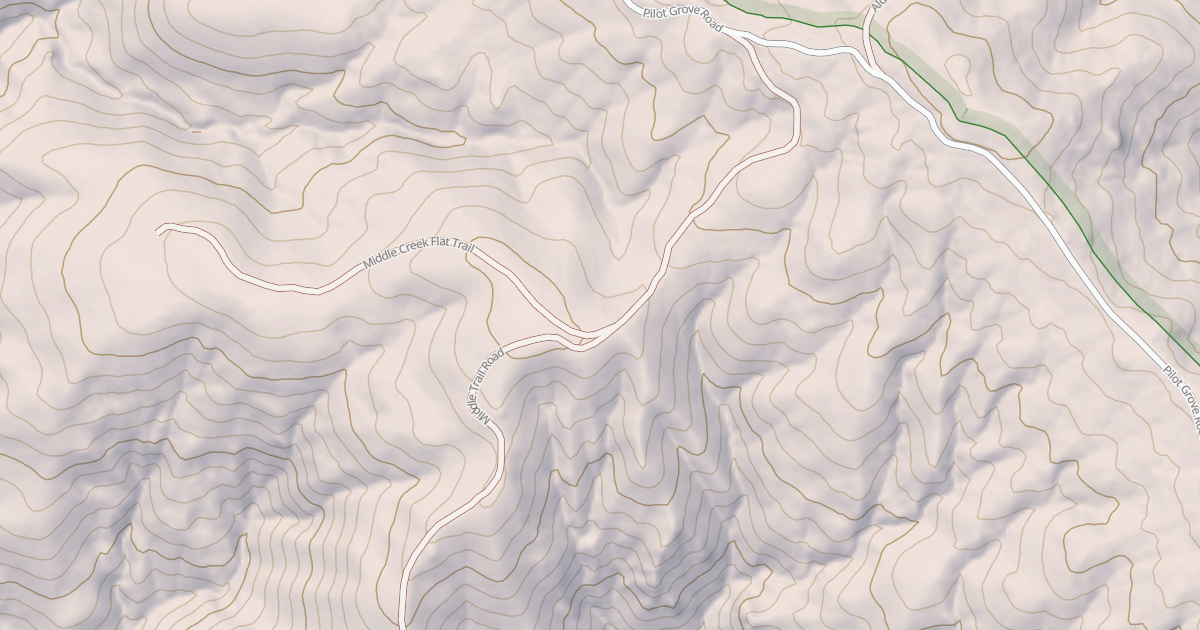 Map preview of MIDDLE TRAIL