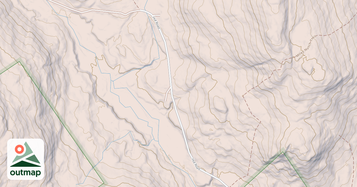 Map of Great Brook Trail