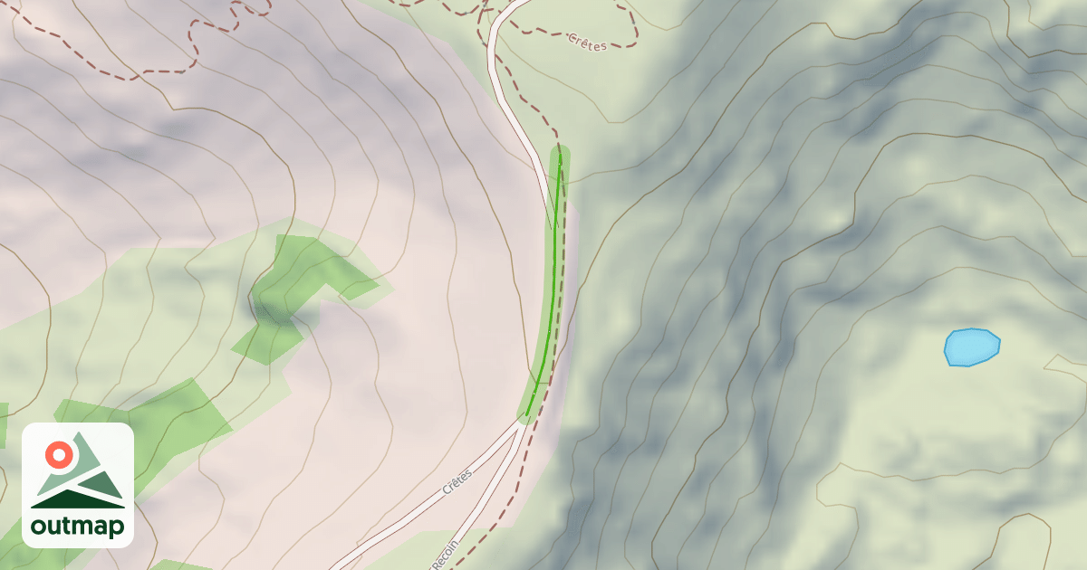 Map of Crêtes