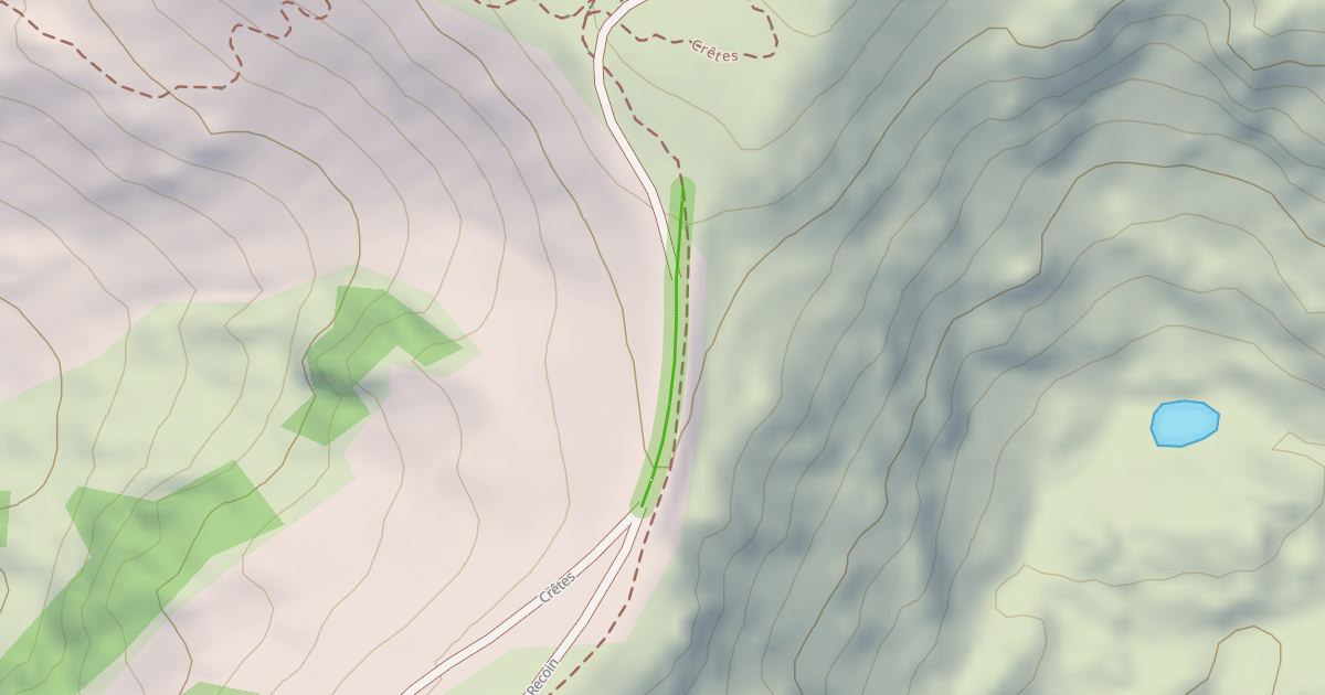 Map preview of Crêtes