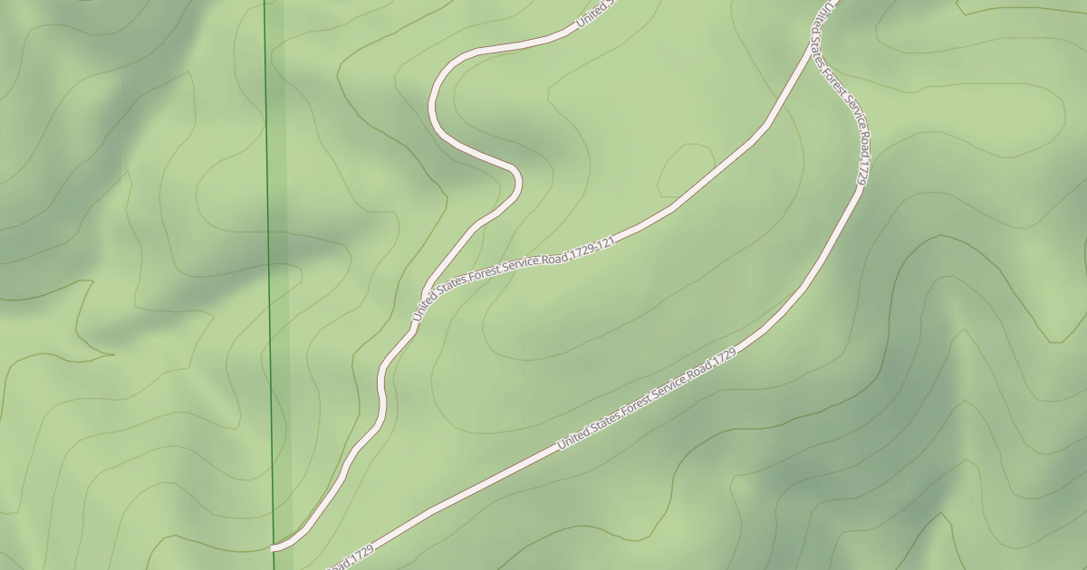 Map preview of USFS Motor Vehicle Use Map Roads {F27B9555-FA4C-4787-ABC3-22EBEAB53493}