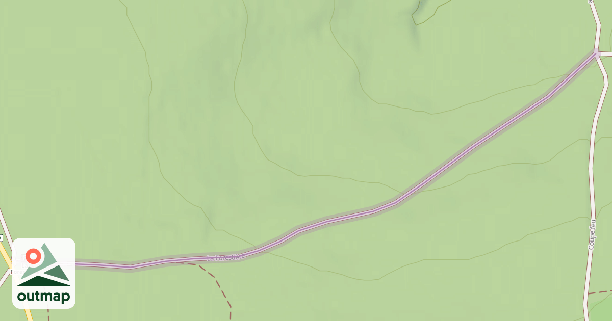 Map of La Forestière