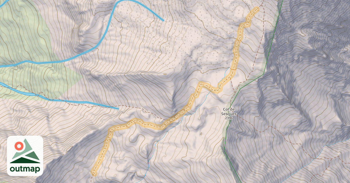 Map of Passage de Licoué à Sesques