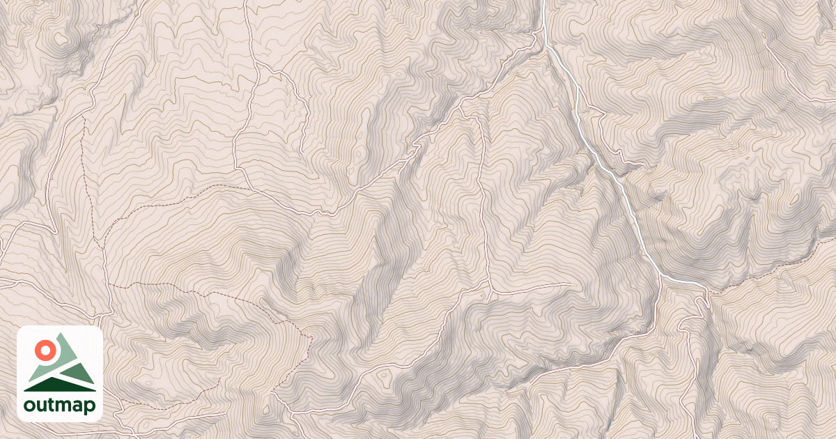 Map of JOHNSON CREEK SPUR A